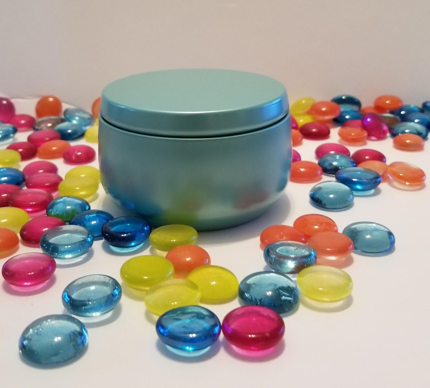 Metallic Tin Candle Holder