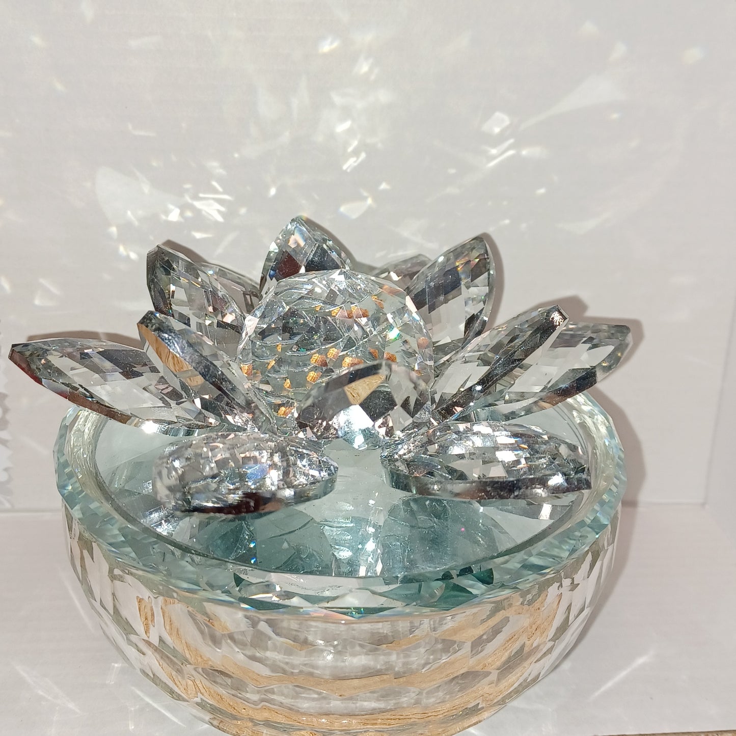 Love Me Round Crystal Jar